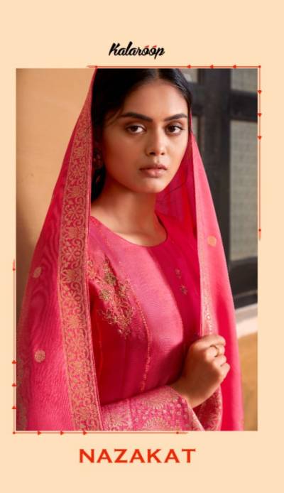 Nazakat By Kalaroop Classy Style Readymade Salwar Suit Collection